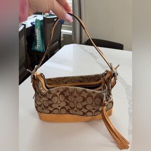 Coach Soho Signature Tassel shoulder bag
